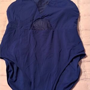 JCPenney Blue Women's One Piece Swimsuit